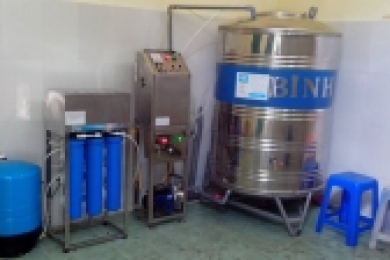 HỆ THỐNG NƯỚC TINH KHIẾT, DIỆT KHUẨN BẰNG OZONE ĐỒN BIÊN PHÒNG VĨNH HY - NINH THUẬN